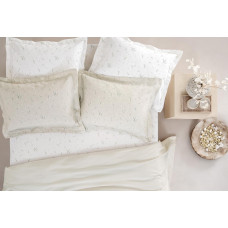 КПБ TEK KISILIK RAMONA BAMBU PIKE TAKIMI - EKRU