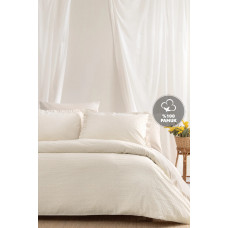 КПБ CIFT KISILIK ELAIS GUPURLU RANFORCE NEVRESIM TAKIMI - BEJ