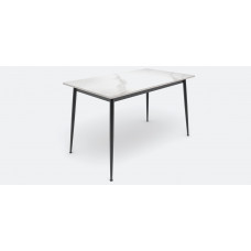 Cтол ВИКО керамика, белый матовый Т11мм, 120-80-76 см