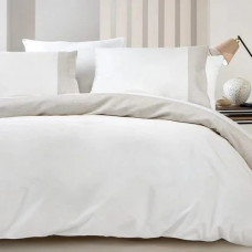 КПБ CIFT KISILIK KORIN PERCALE NEVRESIM TAKIMI - BEYAZ