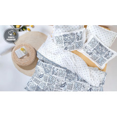 КПБ TEK KISILIK MERIDA RANFORCE NEVRESIM TAKIMI - MAVI