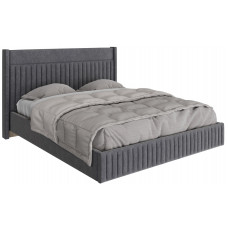 Доминго (СП) Кровать с подъемным механизмом (1600) (Дуб каньон/Серый Дым)