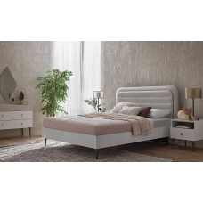 Кровать LUMİNA 160X200 (KREM)