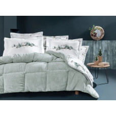 КПБ CIFT KISILIK KELSEY TRIOLA SET - YESIL