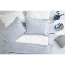 КПБ TEK KISILIK RAMONA BAMBU PIKE TAKIMI - ACIK MAVI