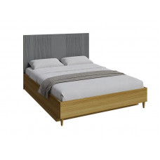 Калипсо (СП) Кровать 1800 без  банкетки (Дуб седан/графит)