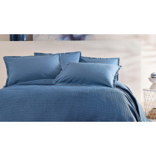 КПБ CIFT KISILIK LIYA PAMUK PIKE TAKIMI - INDIGO