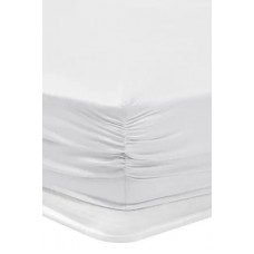 Простыня на резинке 160X200X36 CIFT KISILIK MAISY BAMBU SATEN LASTIKLI CARSAF - BEYAZ