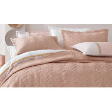 Покрывало CIFT KISILIK CURLY YATAK ORTUSU SETI - GUL KURUSU