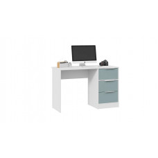 Марли Стол письменный Тип 1 (Белый/Серо-голубой) Марли Стол письменный Тип 1 (Белый/Серо-голубой)