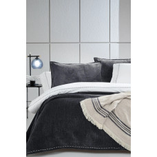 Покрывало CIFT KISILIK KING YATAK ORTUSU SETI - ANTRASIT