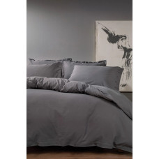 КПБ CIFT KISILIK XL PLAIN RANFORCE YIKAMALI NEVRESIM TAKIMI - ANTRASIT КПБ CIFT KISILIK XL PLAIN RANFORCE YIKAMALI NEVRESIM TAKIMI - ANTRASIT