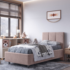 Кровать MONO2 90*200 (велюр Грэин 771/венге) с ПМ