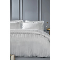 КПБ CIFT KISILIK XL SHELLY BAMBU SATEN NEVRESIM TAKIMI - GRI КПБ CIFT KISILIK XL SHELLY BAMBU SATEN NEVRESIM TAKIMI - GRI