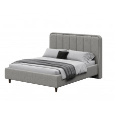 Кровать MILENA 2 180*200 (рогожка Бьёрк Linen/венге) с ПМ