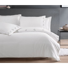 КПБ CIFT KISILIK PEARL KREP NEVRESIM TAKIMI - BEYAZ