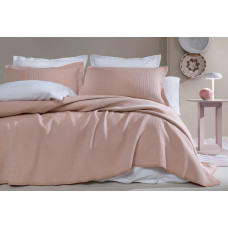 Покрывало TEK KISILIK DIGNA YATAK ORTUSU SETI - PUDRA