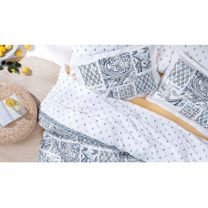 КПБ CIFT KISILIK MERIDA RANFORCE NEVRESIM TAKIMI - MAVI КПБ CIFT KISILIK MERIDA RANFORCE NEVRESIM TAKIMI - MAVI