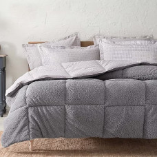 КПБ TEK KISILIK MARCIA TRIOLA SET - GRI