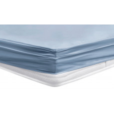 Простыня на резинке 200X200 EXP PLAIN RANFORCE ENZIM YIKAMALI LASTIKLI CARSAF - INDIGO