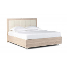 Кровать с ПМ 200*160 Innovo ice (Инново айс) Белый премиум Тк. Casanova grey