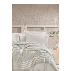 Покрывало CIFT KISILIK THEO KETEN YATAK ORTUSU - BEJ