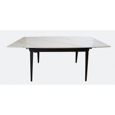 Стол ОРТА стол керамика белый глянец T12мм 120/180-90-75 см