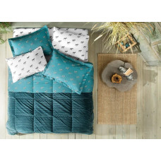 КПБ CIFT KISILIK ATLANTA TRIOLA SET - YESIL