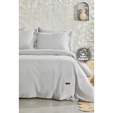 КПБ CIFT KISILIK XL PLAIN RANFORCE YIKAMALI NEVRESIM TAKIMI - GRI КПБ CIFT KISILIK XL PLAIN RANFORCE YIKAMALI NEVRESIM TAKIMI - GRI