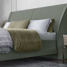 Кровать MADISON 180*200 (велюр Тедди 022/венге)  без ПМ Кат.5