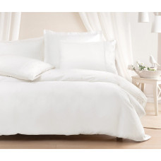 КПБ CIFT KISILIK FLORA KREP NAKISLI NEVRESIM TAKIMI - BEYAZ