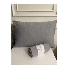 Простыня на резинке 200X200 EXP PLAIN RANFORCE ENZIM YIKAMALI LASTIKLI CARSAF - GRI