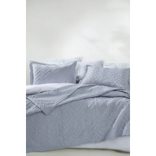 Покрывало CIFT KISILIK CURLY YATAK ORTUSU SETI - INDIGO