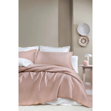 Покрывало CIFT KISILIK DIGNA YATAK ORTUSU SETI - PUDRA