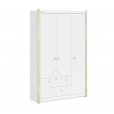 Шкаф 3-х дверный WHITE MONTESSORİ