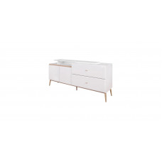 Консоль без зеркала Aston Dining Room Console Kardelen White