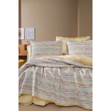 Покрывало TEK KISILIK AKONI YATAK ORTUSU SETI - PEMBE