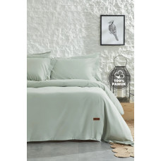 КПБ TEK KISILIK PLAIN RANFORCE YIKAMALI NEVRESIM TAKIMI - ADACAYI