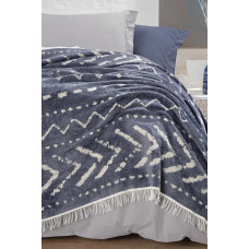 Покрывало TEK KISILIK CORA YATAK ORTUSU - INDIGO