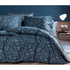 КПБ CIFT KISILIK AVELINE RANFORCE NEVRESIM TAKIMI - INDIGO