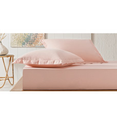 Простыня на резинке 090X200 EXP PLAIN RNF ENZIM YIKAMALI LASTIKLI CARSAF - BLUSH