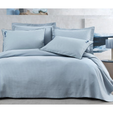 Покрывало CIFT KISILIK ELENA NAKISLI YATAK ORTUSU TAKIMI - INDIGO