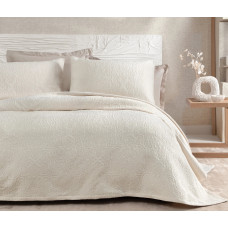 Покрывало CIFT KISILIK MATTE YATAK ORTUSU SETI - EKRU