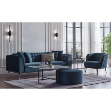 Диван ETERNA 3LU YT KOLTUK 3036 (KOYU PETROL)