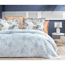 КПБ TEK KISILIK MARTINA PIKE TAKIMI - MAVI КПБ TEK KISILIK MARTINA PIKE TAKIMI - MAVI