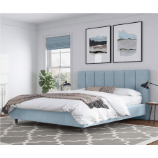 Кровать SINDY-2 180*200 (велюр Грэин 930/венге) с ПМ