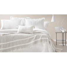 КПБ CIFT KISILIK NOLA INFINITY SET - BEYAZ